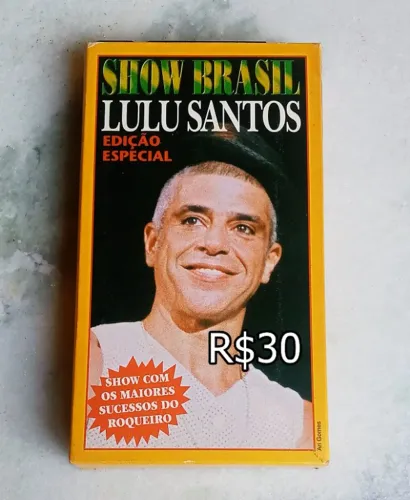 rara fita vhs Lulu Santos