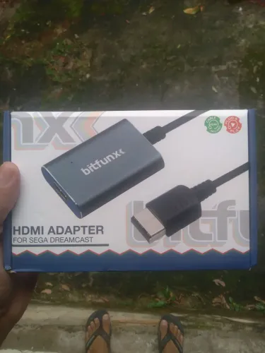 Dreamcast adaptador HDMI bitfunxx praticamente novo funcionando perfeitamente