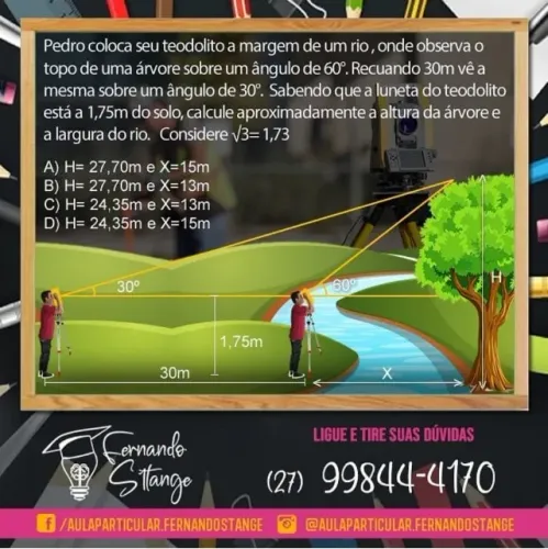 Vestibulares Gerais / Aulas de Matemática, Física e Química