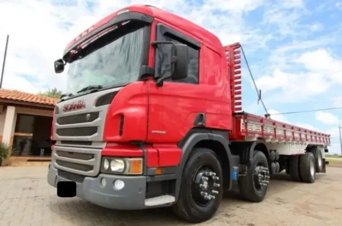 scania p 310 8x2 ano 2014 carroceria