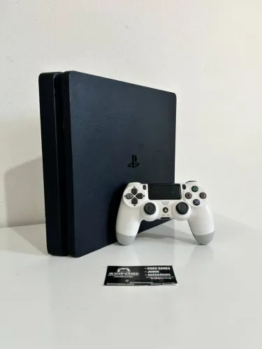 Playstation 4 Slim DESBLOQUEADO!! (Aceito Cartão)