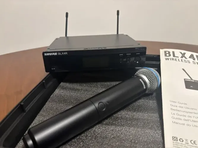 Microfone Sem Fio Profissional Shure Blx24/sm58 M15