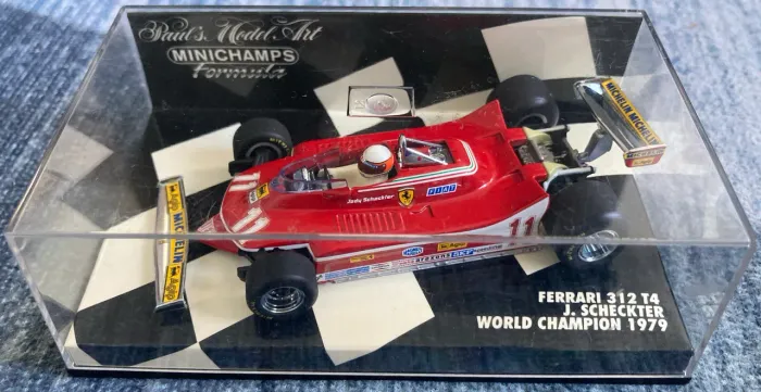 F1 Minichamps Ferrari 312 T4 J. Scheckter World Champion 1979 1:43