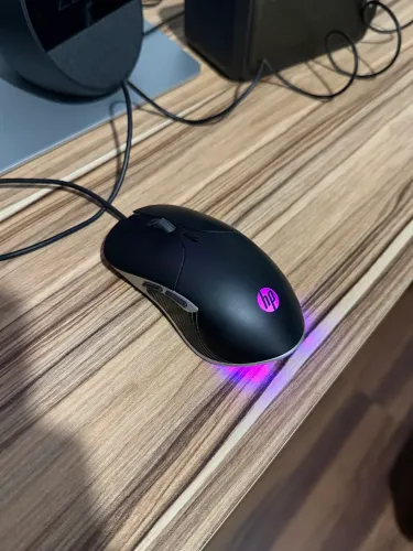 Mouse HP RGB Gamer Gaming M280 Fio 2400DPI