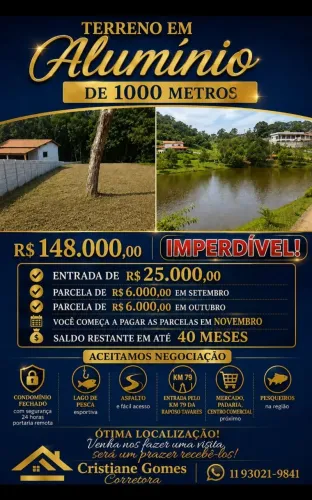 Terrenomcom o valor imperdivel parcelamento