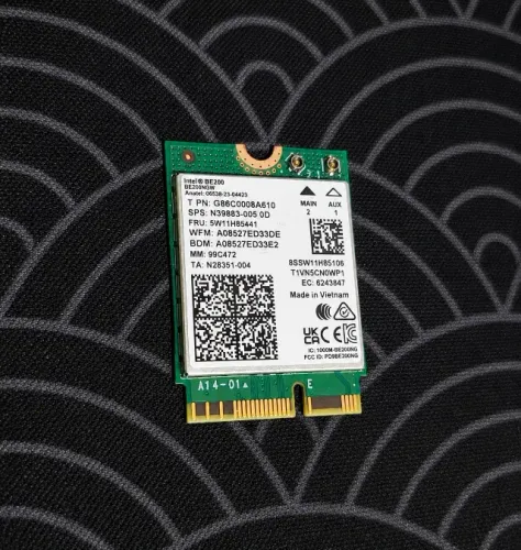 Placa Intel BE200 Wi-Fi 7 Bluetooth 5.4 M.2 NGW AX