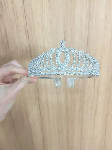 Coroa/tiara princesa, noiva, miss