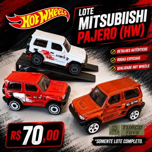LOTE MITSUBIISHI PAJERO (HOT WHEELS)