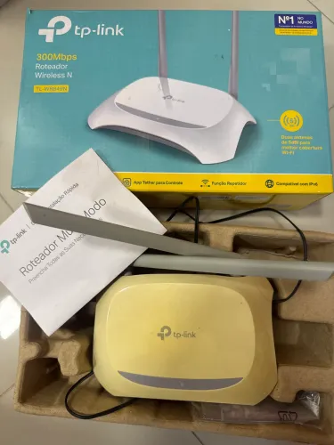 Roteador multi modo tp-link com caixa e manual