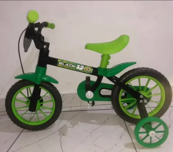 Bicicleta Infantil Aro 12 Freio Tambor 1 Marcha Cestinha Nathor Rodinha 