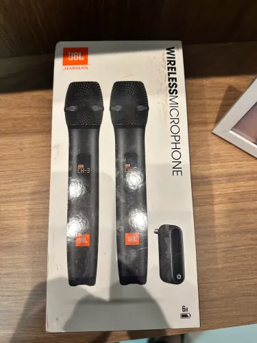Microfone duplo wireless JBL