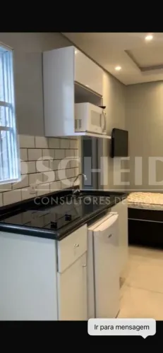 Studio 23 m² com varanda para locação em Chácara Santo Antonio