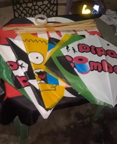 Pipa baratão e arraia