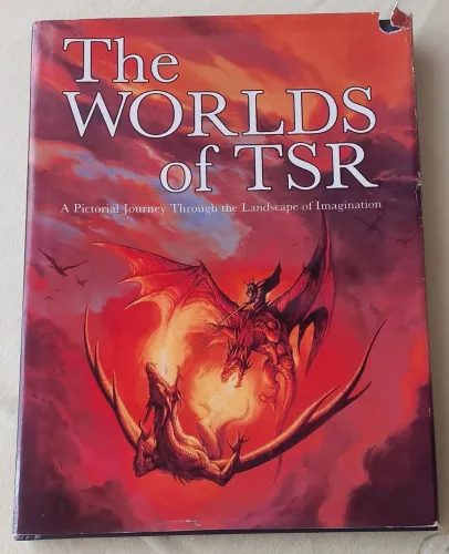 Livro Dungeons & Dragons - The Worlds of TSR