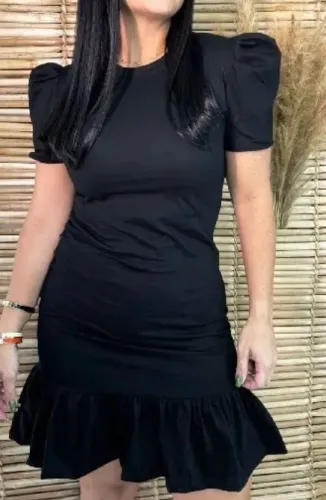 Vestido manga princesa 