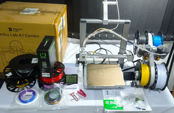 Impressora 3d Bambu Lab A1 Combo + AMS Lite + Filamentos + Acessórios