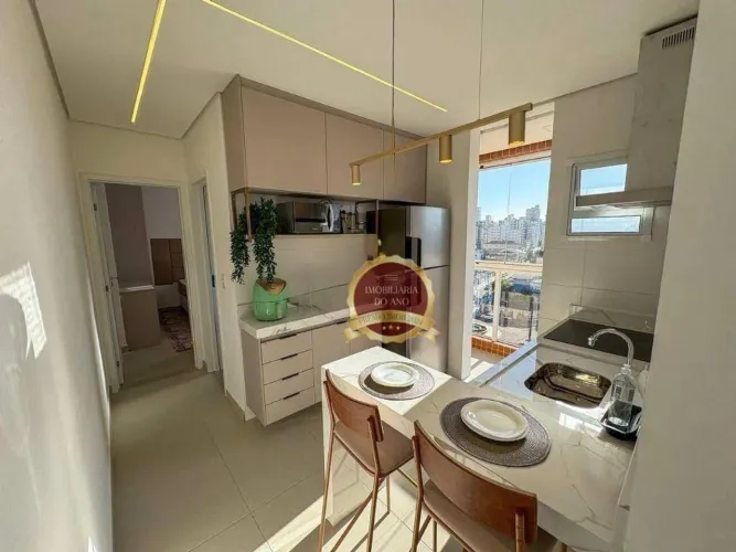 Studio com 1 dormitório à venda, 40 m² por R$ 430.000 - Boqueirão - Praia Grande/SP