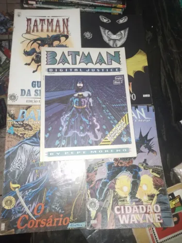 Lote de 5 gibis do Batman túnel do tempo