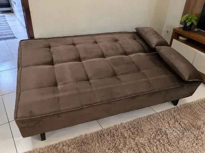Sofá Cama Com 1,25m de Largura (Produto Novo)
