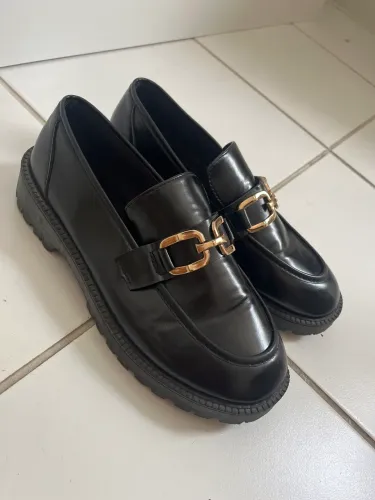 Mocassim tratorado preto 38/39