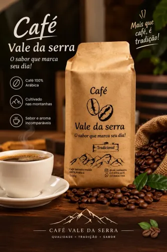 Café moído 100% arábica