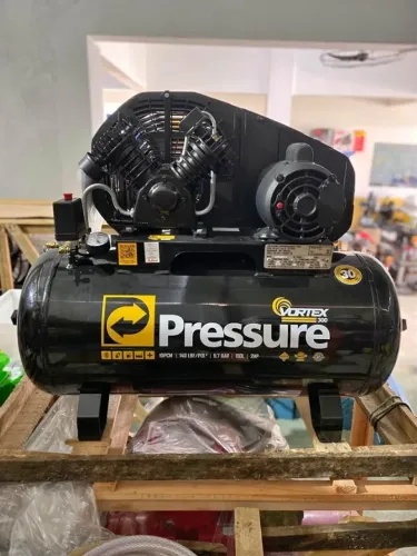 Compressor De Ar 100L 2HP 140 Libras 10pes Profissional - Pressure (Novo)