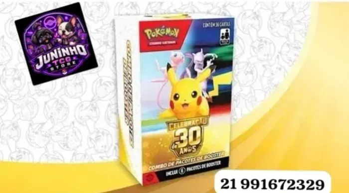 Combo Booster pokemom 30 anos