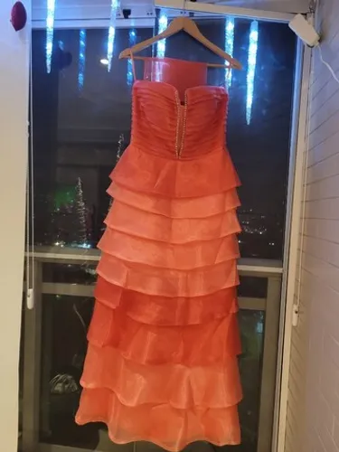 Vestido de Festas Laranja