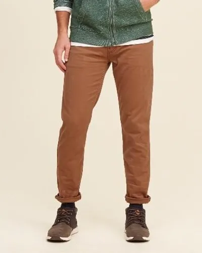 Calças Hollister 5 Bolsos Zip Fly Masculina Original