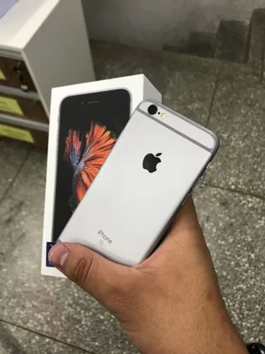 iPhone 6s cinza na caixa com garantia impecável 