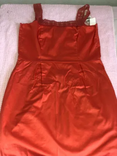 Vestido Salmão Lindo Novo