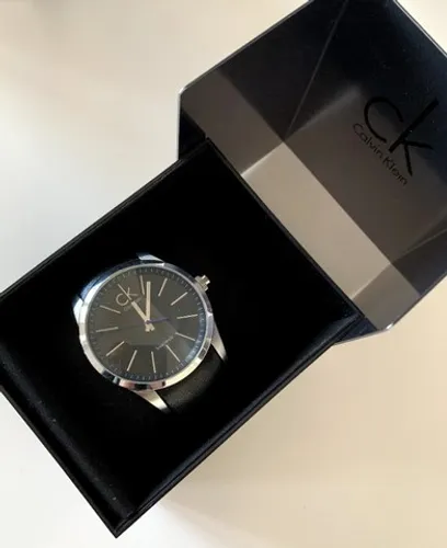 Relógio masculino original Calvin Klein + case