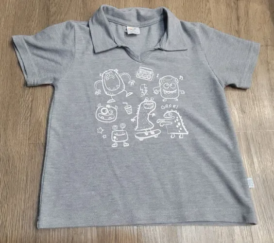 Blusa infantil Alphabeto