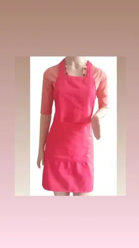 Avental rosa pink  tecido Oxford 