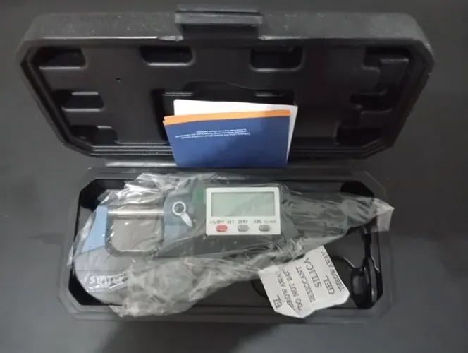 Micrômetro milésimal externo Syntek digital precisão 0,001 igual Mitutoyo