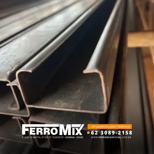 Ferragens para construção - Perfil Metalon, U Enrijecido e U Simples, Telha Metálica