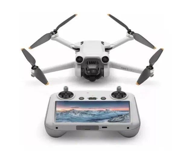  drone dji mini 3 pro Single com câmera 4K cinza controle rca