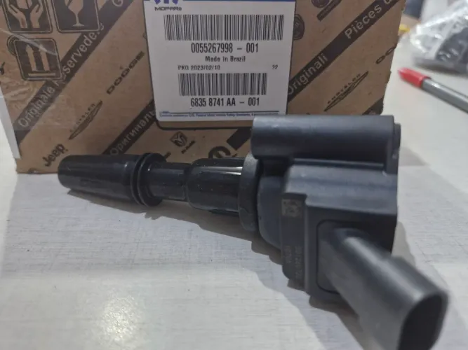 Bobina de ignição Fiat Mopar 55267998. Cronos Argo Uno Mobi Strada