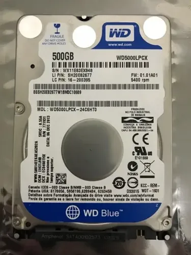 hd de notebook 500gb wd blue 