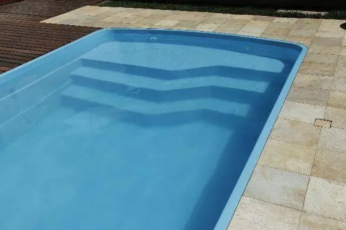Piscina de fibra 6.00 x 3.00 x 1.30 Spaço BH Piscinas e Spas