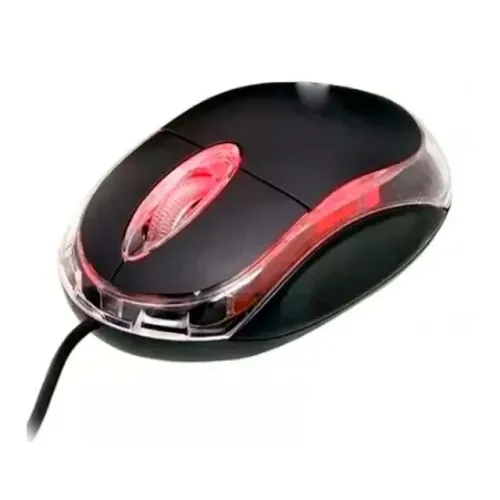 Mouse óptico com fio original lacrado