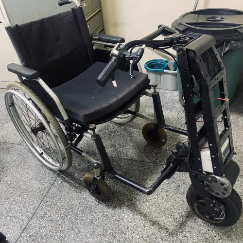 Kit dobrável motorizar Cadeira desmontae