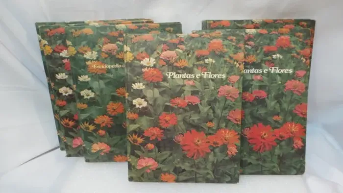 Plantas e flores 5 volumes editora abril cultural