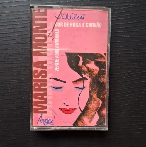 Fita K7 Marisa Monte - Verde Anil Amarelo - Cor de Rosa e Carvão