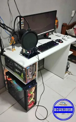 Mesa Gamer Branca