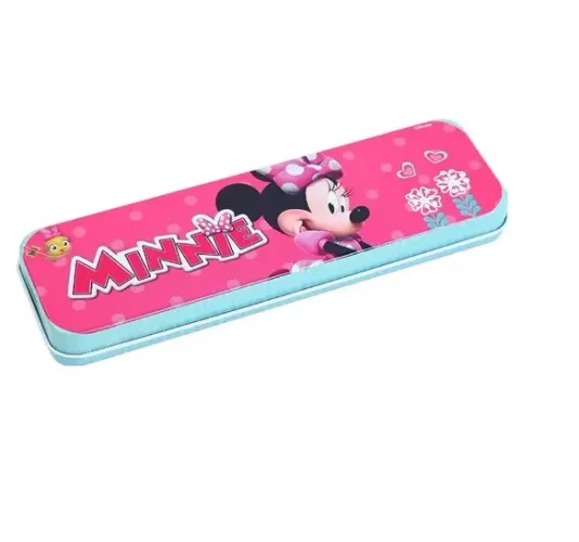Estojo Escolar De Metal Da Minnie - Etipel