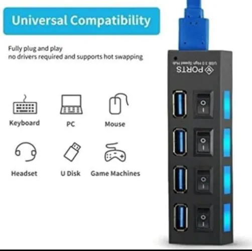 Hub USB 3.0 hi-speed