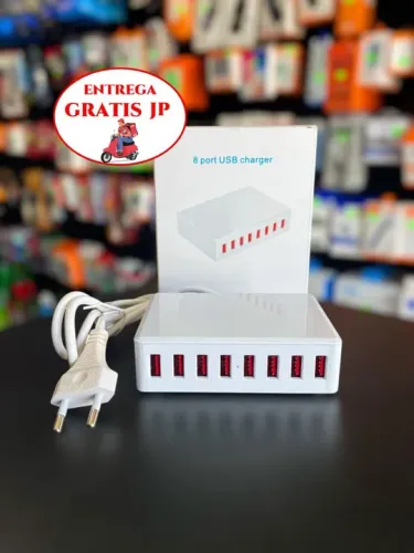 ESTAÇÃO DE RECARGA USB 8 PORTAS