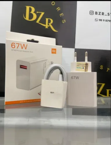 Carregador Xiaomi 67W Turbo - ENTREGA GRÁTIS
