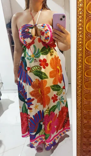 Vestido colorido